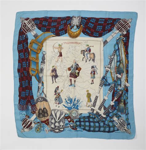 foulard scotland hermes|vintage hermes scarf price guide.